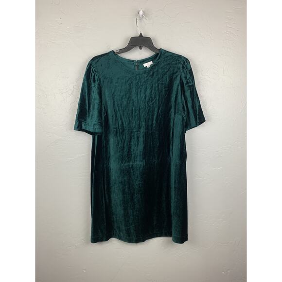 J Jill Dress Womens XL Velvet Short Sleeve Holiday Party Cocktail Evening NWT - Picture 1 of 8